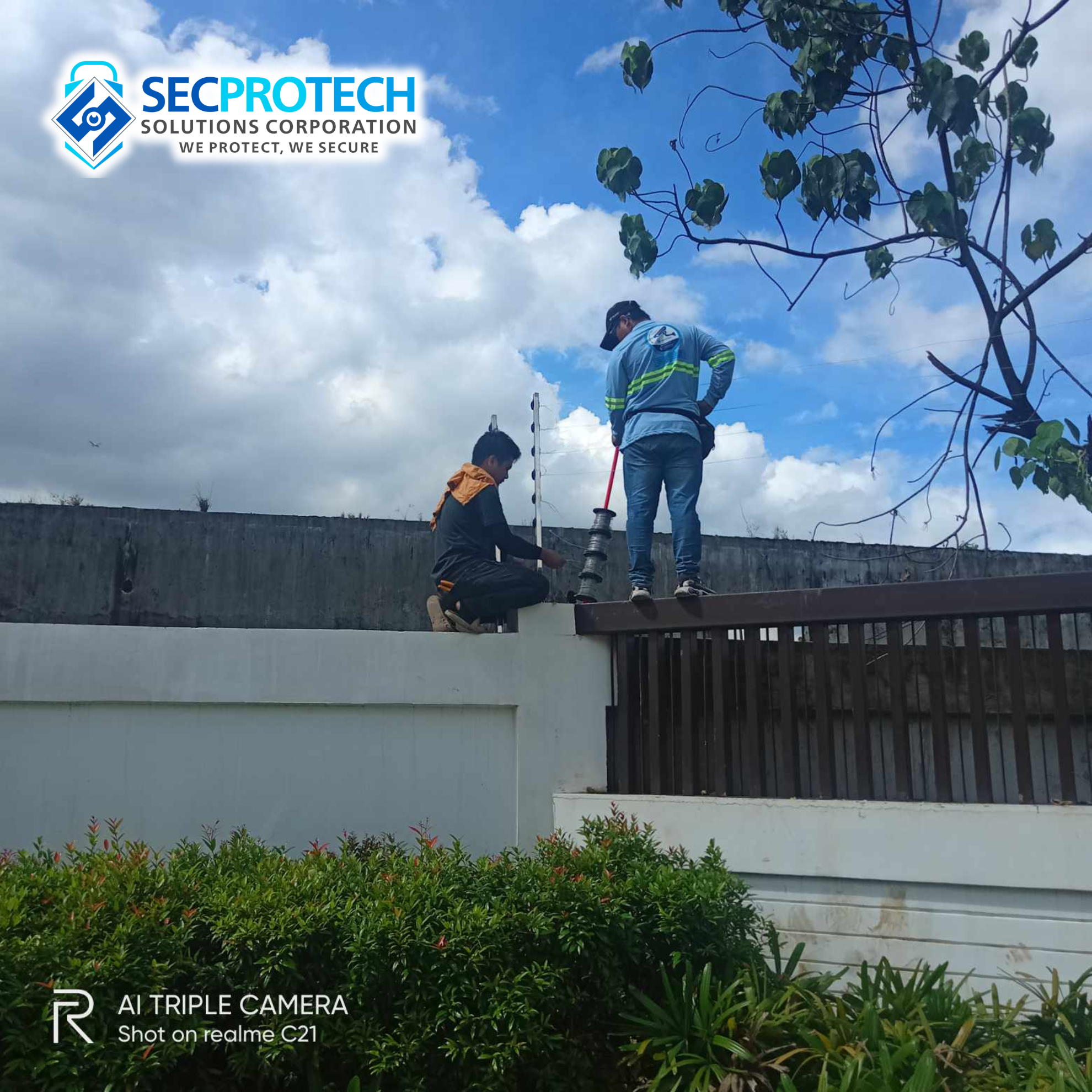 Electric Fence Installation at Cainta, Rizal