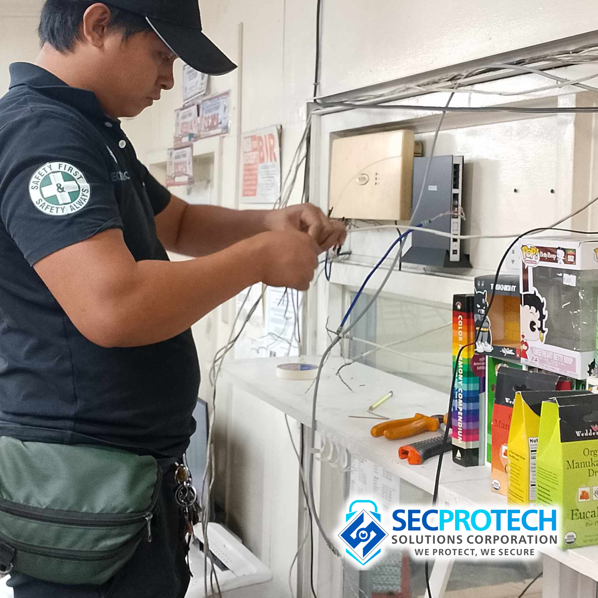 Installation of PABX at Sta. Cruz, Manila