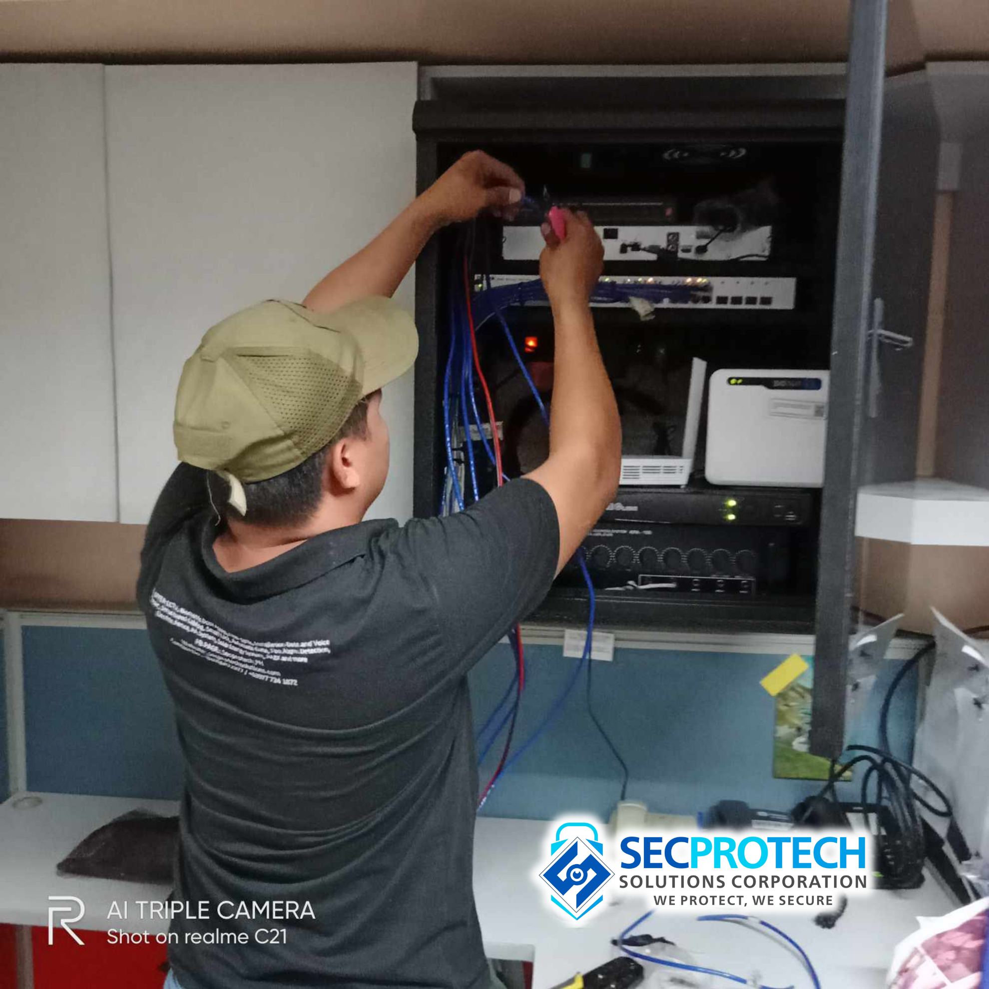 CCTV and Paging System Installation at Sta. Cruz, Manila